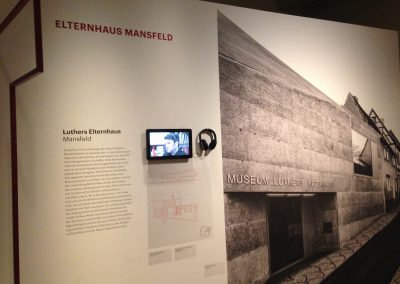 Medieninstallation – Luther Museum Wittenberg